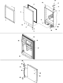 REFRIGERATOR DOOR Diagram and Parts List for DRB1901CC PDRB1901CC0 Amana Refrigerator