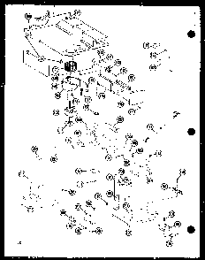 Blower Assembly Diagram and Parts List for RC10B-DD P72650-2M Amana Microwave