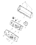 CONTROL PANEL Diagram and Parts List for MAV8551AWQ  Maytag Washer
