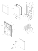 Part Location Diagram of WP67002136 Whirlpool Handle End Cap - Chrome Plated
