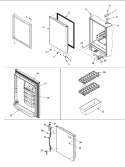 Part Location Diagram of 12655103ED Whirlpool HINGE-DOOR
