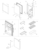 REFRIGERATOR DOOR Diagram and Parts List for ARB1917CSR PARB1917CS1 Amana Refrigerator