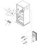 WATER DISPENSER / FILTER Diagram and Parts List for JCB2059GES PJCB2059GS1 Jenn-Air Refrigerator