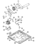 MOTOR DRIVE Diagram and Parts List for MDG16PDBGW  Maytag Dryer