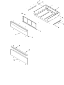 STORAGE DRAWER Diagram and Parts List for ACF4205AK PACF4205AK1 Amana Range