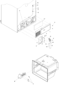 CABINET BACK Diagram and Parts List for ARB194RCB PARB194RCB0 Amana Refrigerator