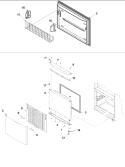 Part Location Diagram of 67002916 Whirlpool CAP, Bottom CONTOUR DOOR GRAPHITE