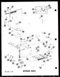 INTERIOR PARTS Diagram and Parts List for RC-10PB P7130402M Amana Microwave