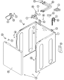 CABINET Diagram and Parts List for MAV9501EWQ  Maytag Washer