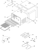 Part Location Diagram of Y0300943 Whirlpool BRACKET, VENT SUPPORT