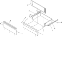 STORAGE DRAWER Diagram and Parts List for ACS4660AB PACS4660AB1 Amana Range