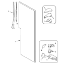 FRESH FOOD OUTER DOOR Diagram and Parts List for MZD2752GRQ  Maytag Refrigerator