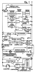 WIRING INFORMATION Diagram and Parts List for MZD2752GRQ  Maytag Refrigerator