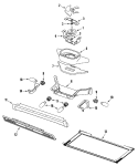 Part Location Diagram of 67001376 Whirlpool BRACKET, DISPLAY