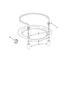 Heater Parts Diagram and Parts List for MDB4630AWS1  Maytag Dishwasher