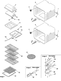 CAVITY Diagram and Parts List for AOGD2750E P1132527N E Amana Wall Oven