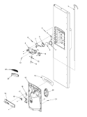 Part Location Diagram of 67005489 Whirlpool GRILLE