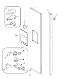 FREEZER OUTER DOOR (JSD2789HES) Diagram and Parts List for JSD2789HES  Jenn-Air Refrigerator