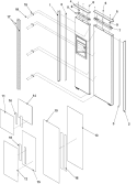 Part Location Diagram of 12626601S Whirlpool HANDLE