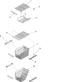 FZ SHELF Diagram and Parts List for ARSE667BS PARSE667BS1 Amana Refrigerator