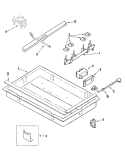 Part Location Diagram of 3801F755-51 Whirlpool BRACKET