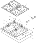 Part Location Diagram of 31905430B Whirlpool KNOB- TOP