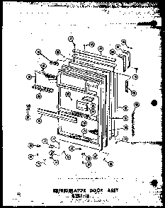 Section 10 Diagram and Parts List for ESRF16-C-P30303-3WC  Amana Refrigerator