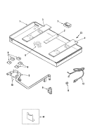 Part Location Diagram of 3801F878-51 Whirlpool BRACKET
