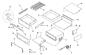WARMING DRAWER (ALSO SEE JWD7130DDx) Diagram and Parts List for JWD7030CDX  Jenn-Air Warming Drawer