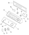 Part Location Diagram of 37001068 Whirlpool KNOB- TIME