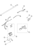 GAS VALVE & IGNITER Diagram and Parts List for SDG5401AWW  Maytag Dryer