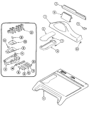 CONTROL PANEL & TOP Diagram and Parts List for MAH7550AGW  Maytag Washer
