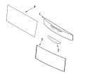 WARMER DRAWER FRONT (ALSO SEE JWD7530CDX) Diagram and Parts List for JWD7130CDW  Jenn-Air Warming Drawer