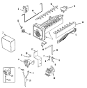ICE MAKER Diagram and Parts List for GC2228GEH5  Maytag Refrigerator