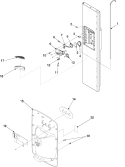 Part Location Diagram of 12002464 Whirlpool Hinge or Chute Extension Kit - -Black