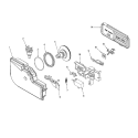 RINSE AID & SOAP DISPENSER Diagram and Parts List for MDC5100AWB  Maytag Dishwasher