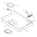 Part Location Diagram of 4011F515-51 Whirlpool BOX-BURNER