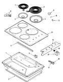 Part Location Diagram of 74004829 Whirlpool KNOB- INF.