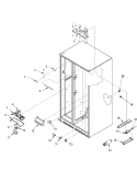 EVAP FAN ASSY AND LIGHTS Diagram and Parts List for XRSS267BW PXRSS267BW1 Amana Refrigerator