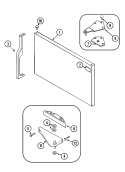FREEZER OUTER DOOR (REV 12) Diagram and Parts List for CT19G4W  Crosley Refrigerator