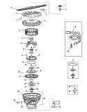 PUMP & MOTOR Diagram and Parts List for MDB9150AWQ  Maytag Dishwasher