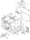 ELECTRICAL COMPONENTS Diagram and Parts List for RC5MCTP P1327603M Amana Microwave