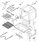 Part Location Diagram of WP74010750 Whirlpool Oven Bake Element