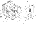 REAR PANEL Diagram and Parts List for ACE2302 P1331305M Amana Microwave