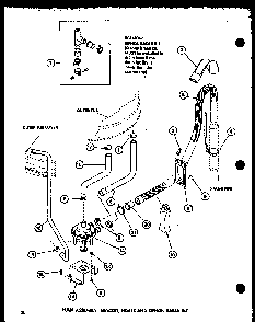 Section 5 Diagram and Parts List for LW1502 P7762132W W Amana Washer