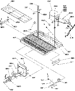 Machine Compartment Diagram and Parts List for SRD327S3W-P1307105WW  Amana Refrigerator