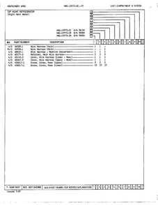 Unit Compartment/system Page 3 Diagram and Parts List for 19972C  Admiral Refrigerator