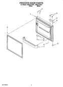 Part Location Diagram of WPW10436250 Whirlpool Door Gasket - Black