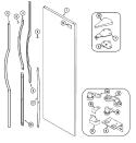 FRESH FOOD OUTER DOOR Diagram and Parts List for GC2227SDFB  Maytag Refrigerator