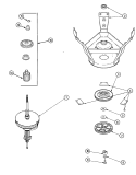 TRANSMISSION & BRAKE (SERIES 15) Diagram and Parts List for SAV5300AWW  Maytag Washer